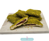 Toz Fıstıklı Çikolatalı Muska Lokum:400gr-Chokladmuska med finmalda pistaschnötter