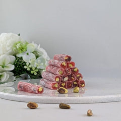 Fıstıklı Narlı Parmak Lokum:400gr-Turkisk Delight