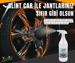 Glint %100 Bitkisel Çok Amaçlı Oto Temizleyici Araç Far Koltuk Paspas Temizleme Jant Parlatma-GLINT CAR CLEANERcı 1L