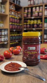 Tomatpasta Hot Pepper Aydın region (soltorkad) 1000gr STARK PEPPAR PURÉ