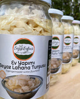 EV YAPIMI BEYAZ LAHANA TURŞUSU:1kg