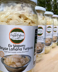EV YAPIMI BEYAZ LAHANA TURŞUSU:1kg