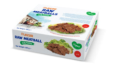 Raw köttbullar: 500gr