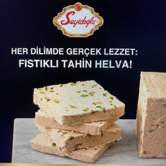 Fıstıklı Tahin helva:800gr-Tahinihalva med pistagenötter
