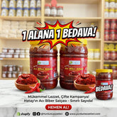 Hatay Güneşte Kurutulmuş Acı Biber Salçası (1kg Alana 1 kg bedava ) -PEPPAR PURÉ STARK
