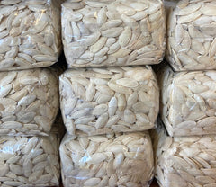 KABAKFRÖN VIT LITE SALT: 600GR