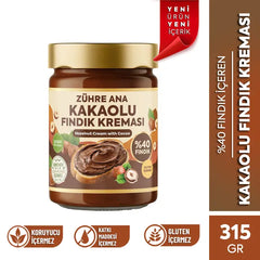 Zühre Ana Kakaolu Fındık Kreması (315 G) - HASSELNÖTSKRÄM MED KAKAO