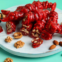 Cevizli Narlı Sucuk (Kelebek Kırım):500gr:TORKADE FRUKT MASSOR