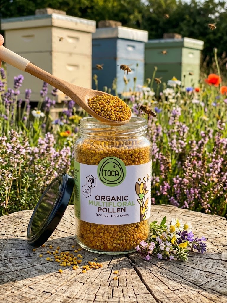 TOCA Organic Çok Çiçekli Polen (220 g)