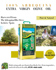 Zeytinyağ soğuk sıkım (Sızma) Olivolja (Kallpressad) Cazorliva ispanya:5lt