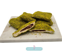 Toz Fıstıklı Çikolatalı Muska Lokum:400gr-Chokladmuska med finmalda pistaschnötter