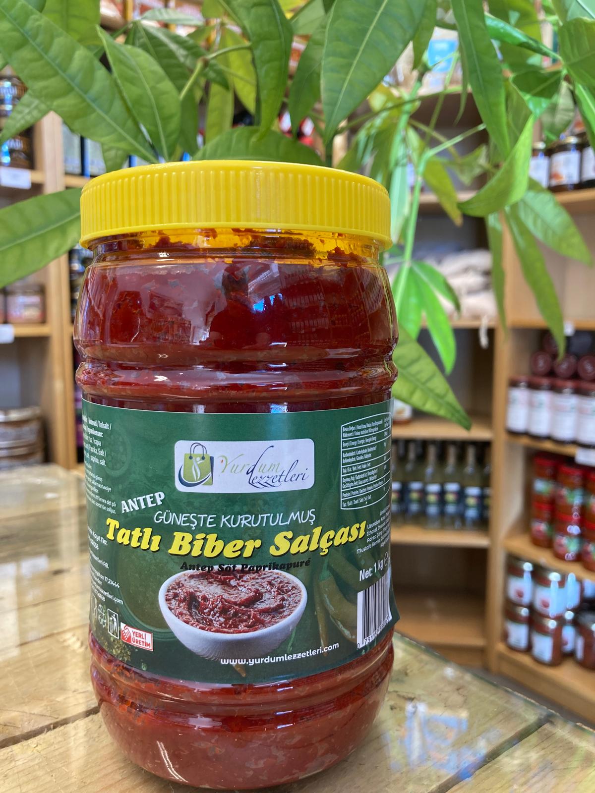 Sötpeppar Salca Antep region: 1000gr-soltorkning (ren mogen paprika)