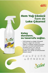 %100 Bitkisel Çok Amaçlı Temizlik Spreyi – 1L