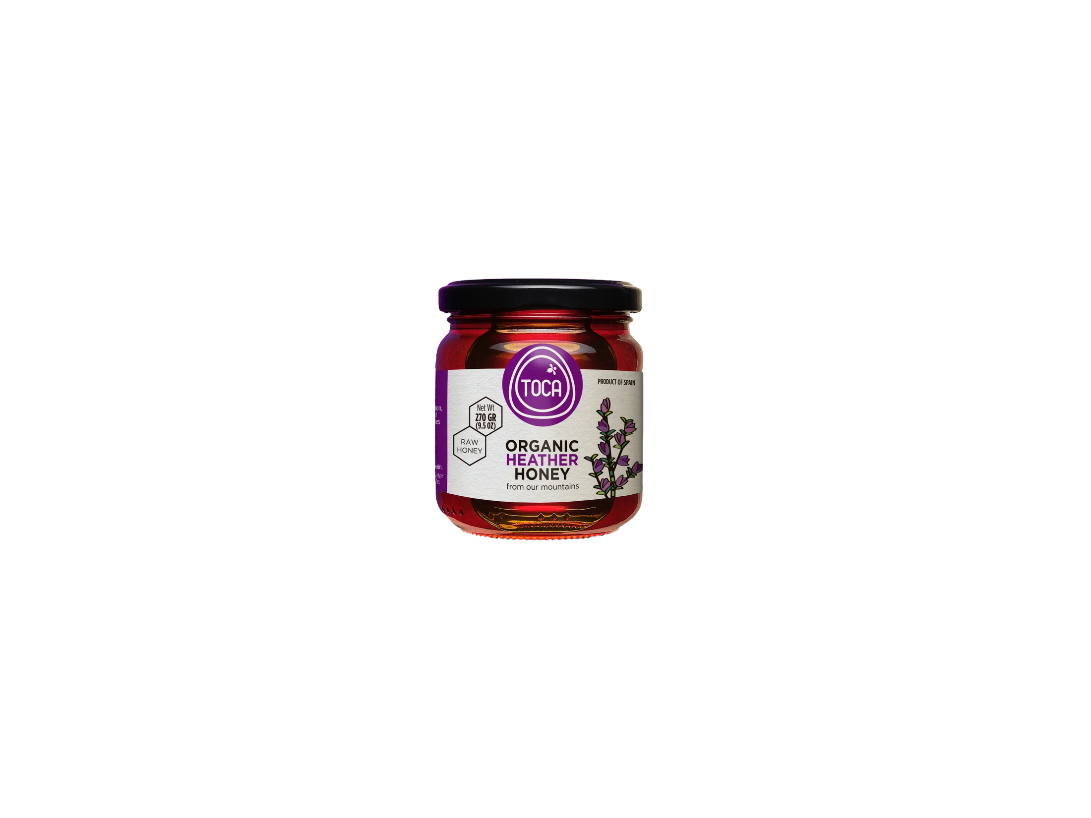 TOCA ekologisk ljunghonung (blomsterhonung) – (500 g)