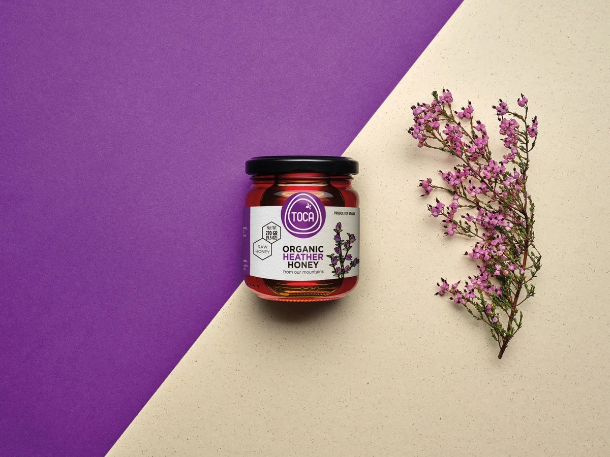TOCA ekologisk ljunghonung (blomsterhonung) – (500 g)