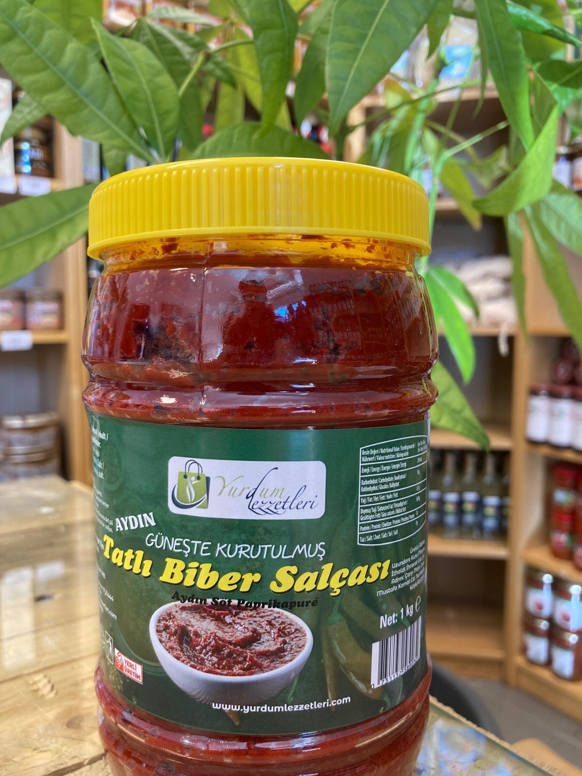 Tatlı biber salca Aydın yöresi:1000gr