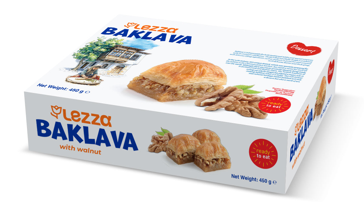 Baklava med valnötter 450 g – turkisk baklava med valnötter. 450 g