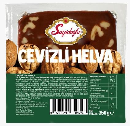 Cevizli Yaz helvası350gr-Sommar halva med Valnötter