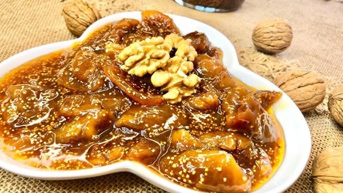 Cevizli Kuru incir receli:750gr -Torkad fikonsylt med valnötter
