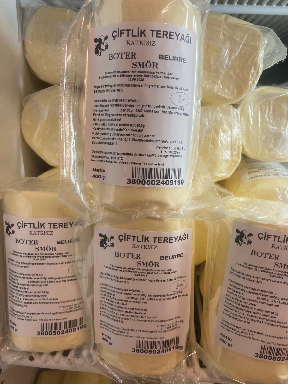 Holland Gårdsproduktion %100 Naturligt Smör: 400 g