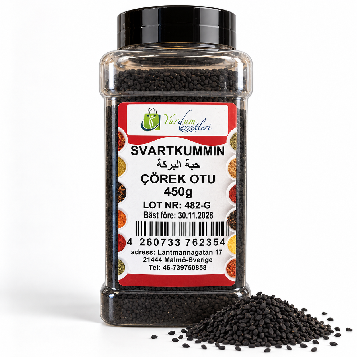 Svartkumminfrön (450 g)