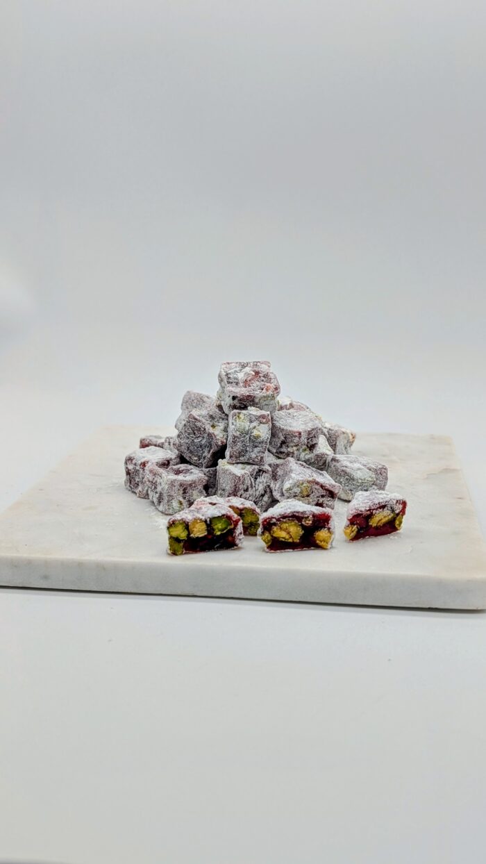 Narlı Lüks Fıstıklı Duble Safranbolu Lokum:360gr-Turkisk Delight