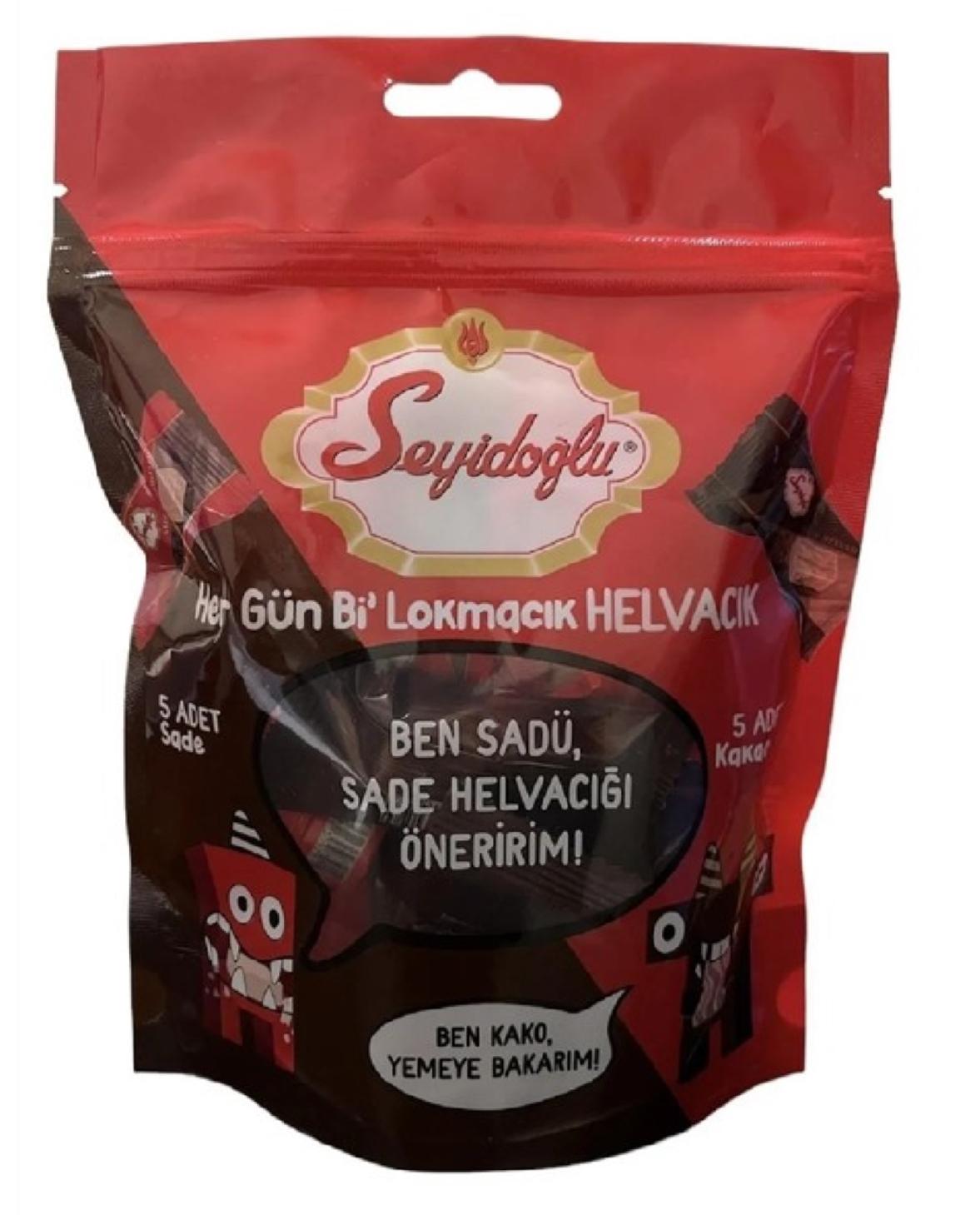 Helva Lokmacık:10x20gr (sade ve kakaolu)kakaohalva-vanlig halva:
