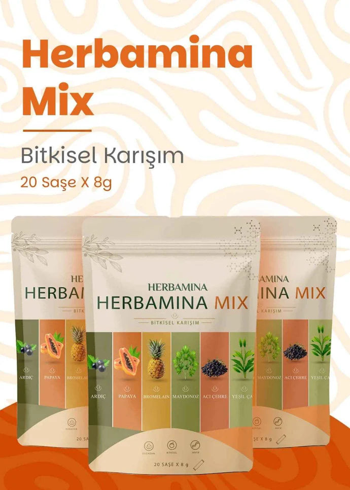 HERBAMINA MIX 160 g (20 påsar x 8 g)