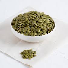 Raw pumpkin seeds (inside): 200 gr