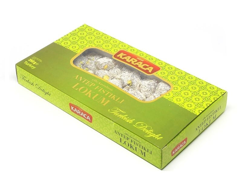 Turkish Delight with double roasted pistachios: 350gr