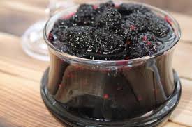 Black mulberry jam: 750 gr