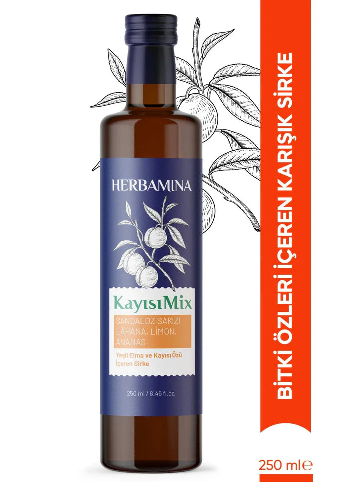 Herbamina Apricot Mix Vinegar 250ml