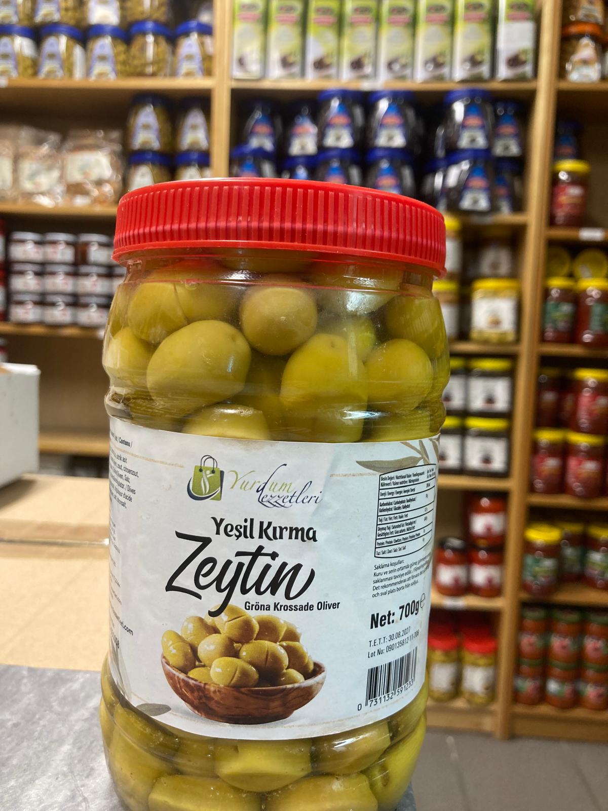 Zeytin  Kırma yeşil:700gr Gröna Krossade Oliver: