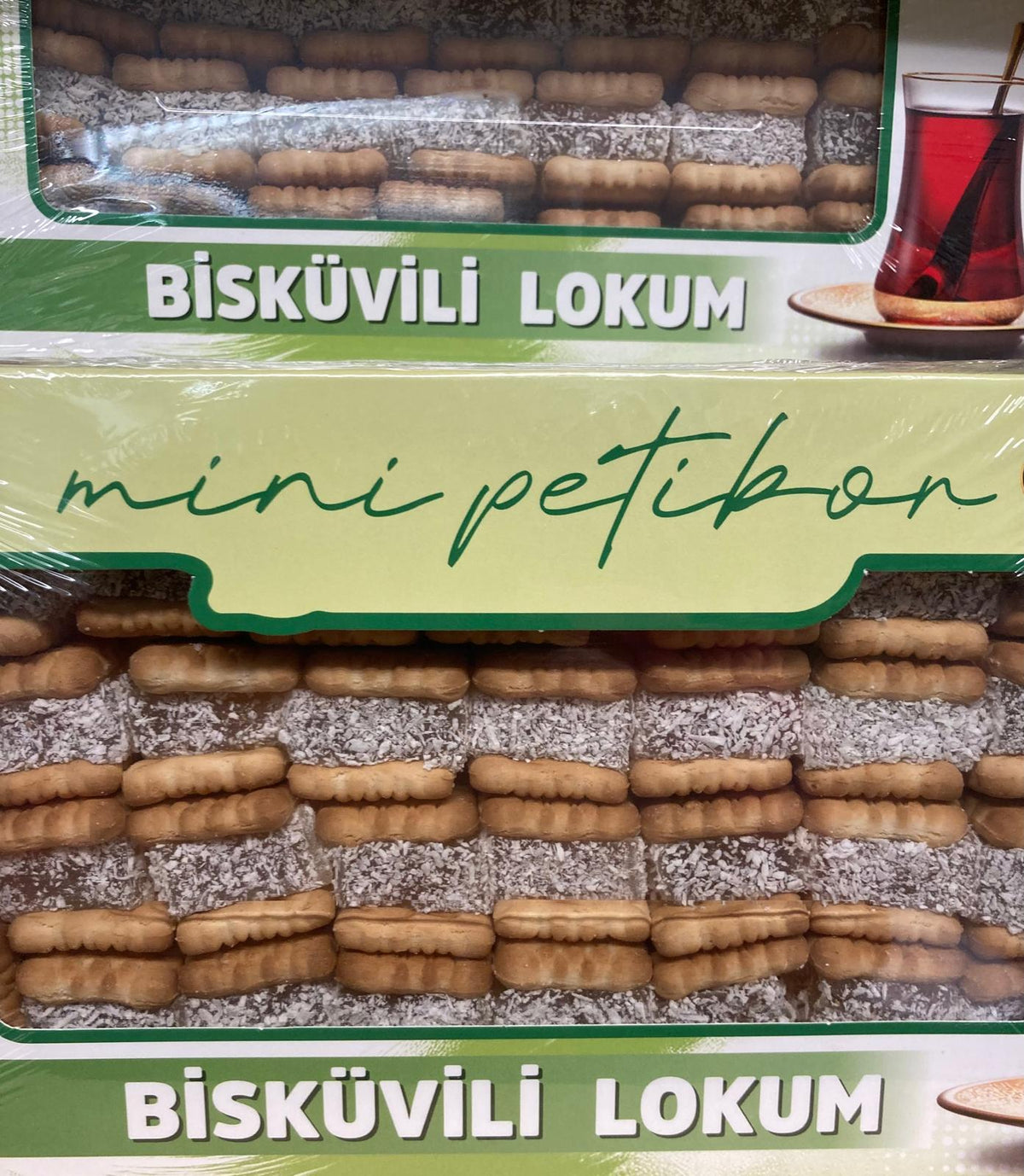 kıstırma lokum 350gr-Mini Turkisk konfekt med kex