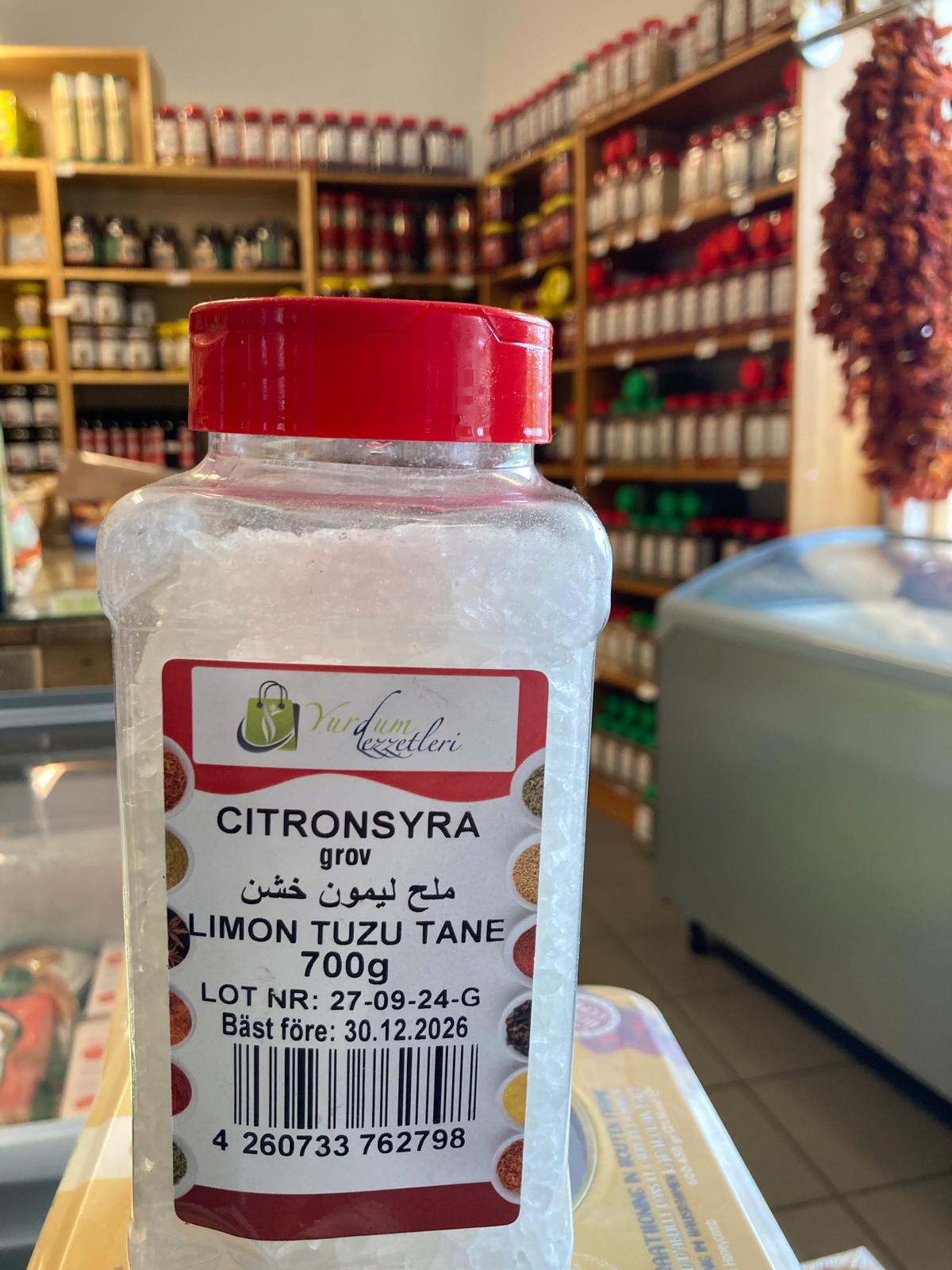 Citronsyra stort (700 gram)