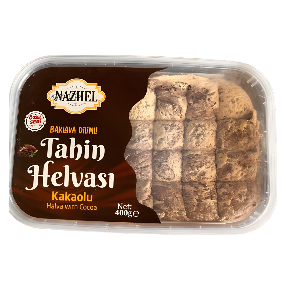 Helva Kakaolu Nazel 400gr.Kakaohalva