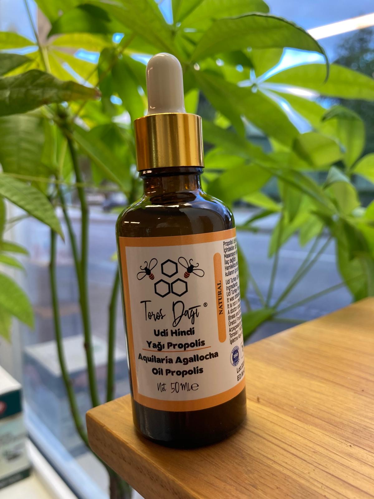 Udi hindi yağı propolis:50ml-Udi Hindi Olja med Propolis