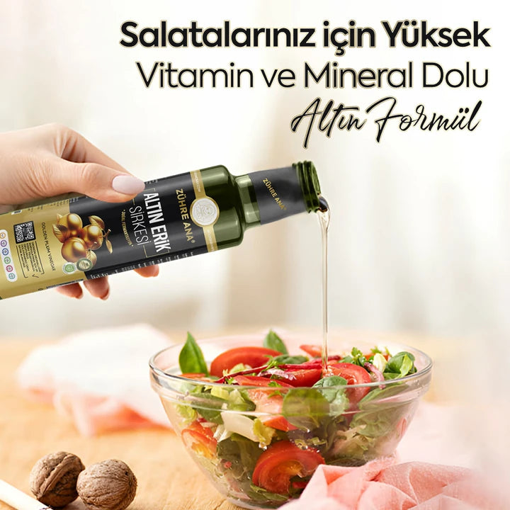 Zühre Ana Altın Erik Sirkesi Doğal Fermantasyon 250ml :
