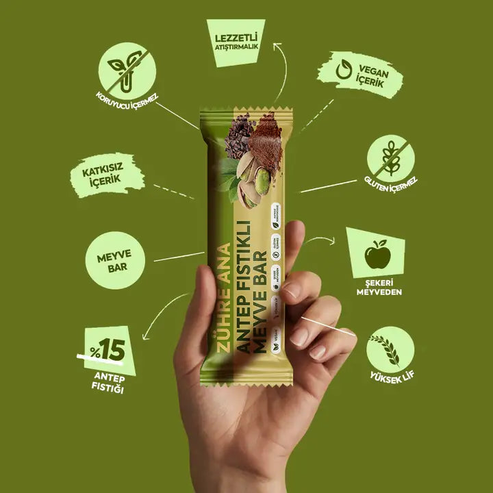 Zühre Ana meyve bar Fıstıklı:35gr-PISTAGE FRUKTBAR 35 G