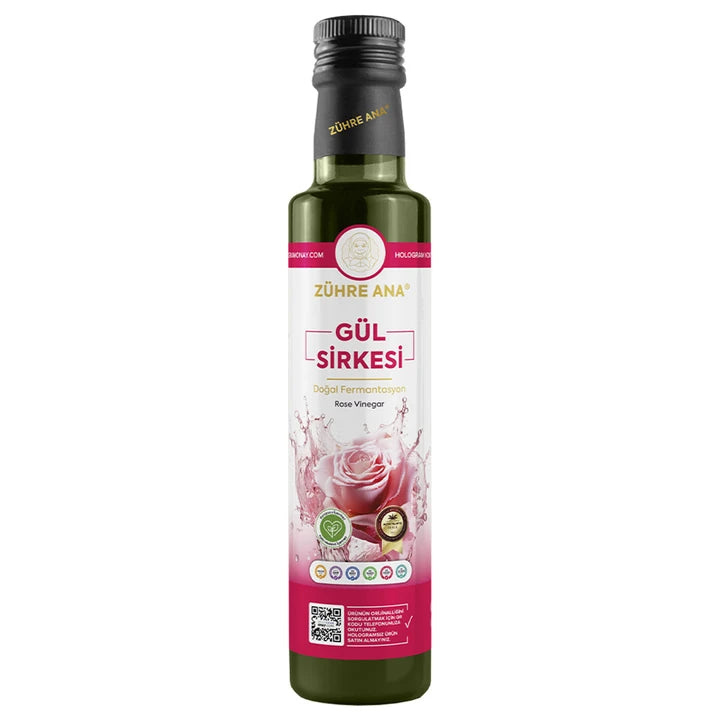 Zühre Ana Gül Sirkesi Doğal Fermantasyon 500ml :