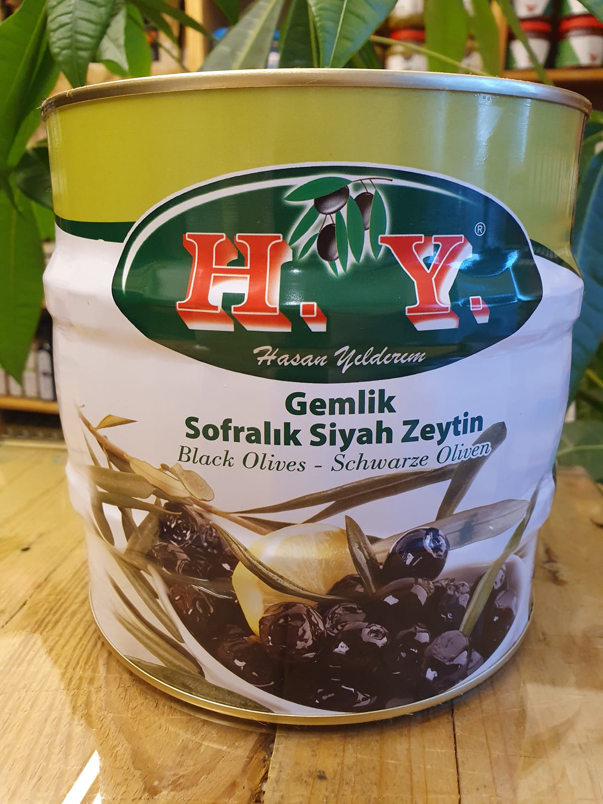 Table Olives Naturally Fermented (Gemlik) net.1800 gr - BORDSSVART OLIV